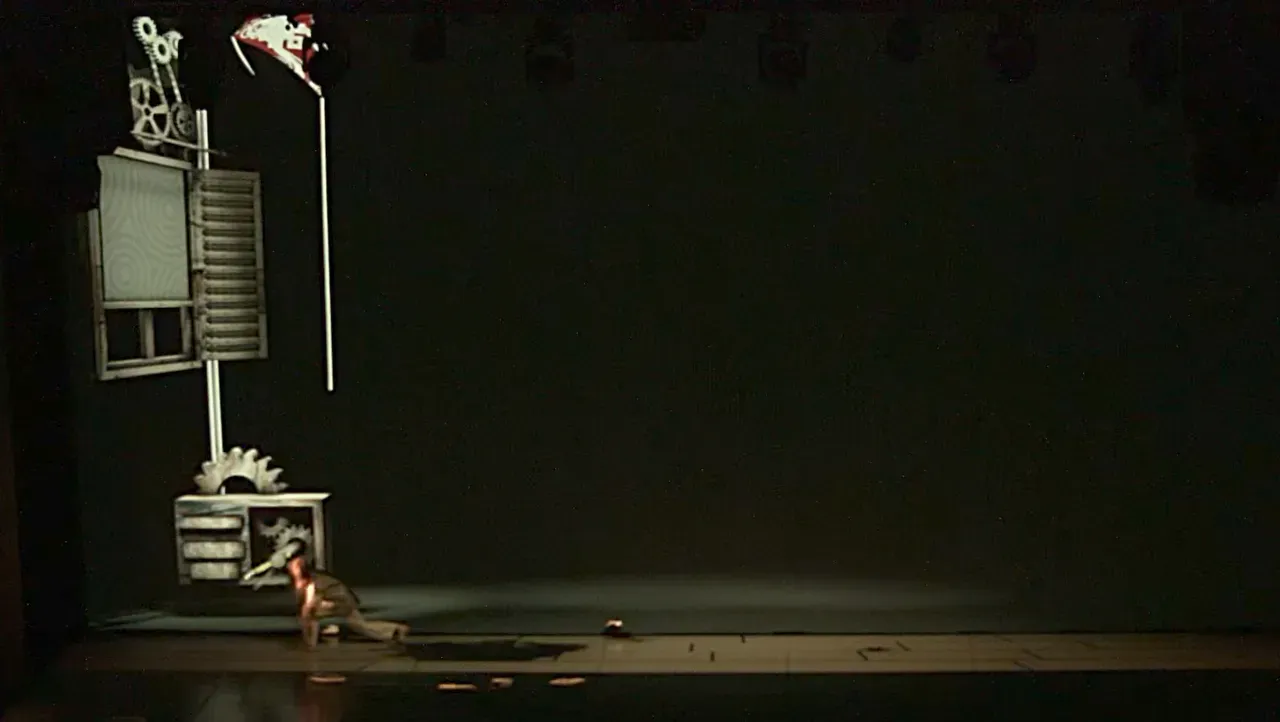 Old mechanism opening a window