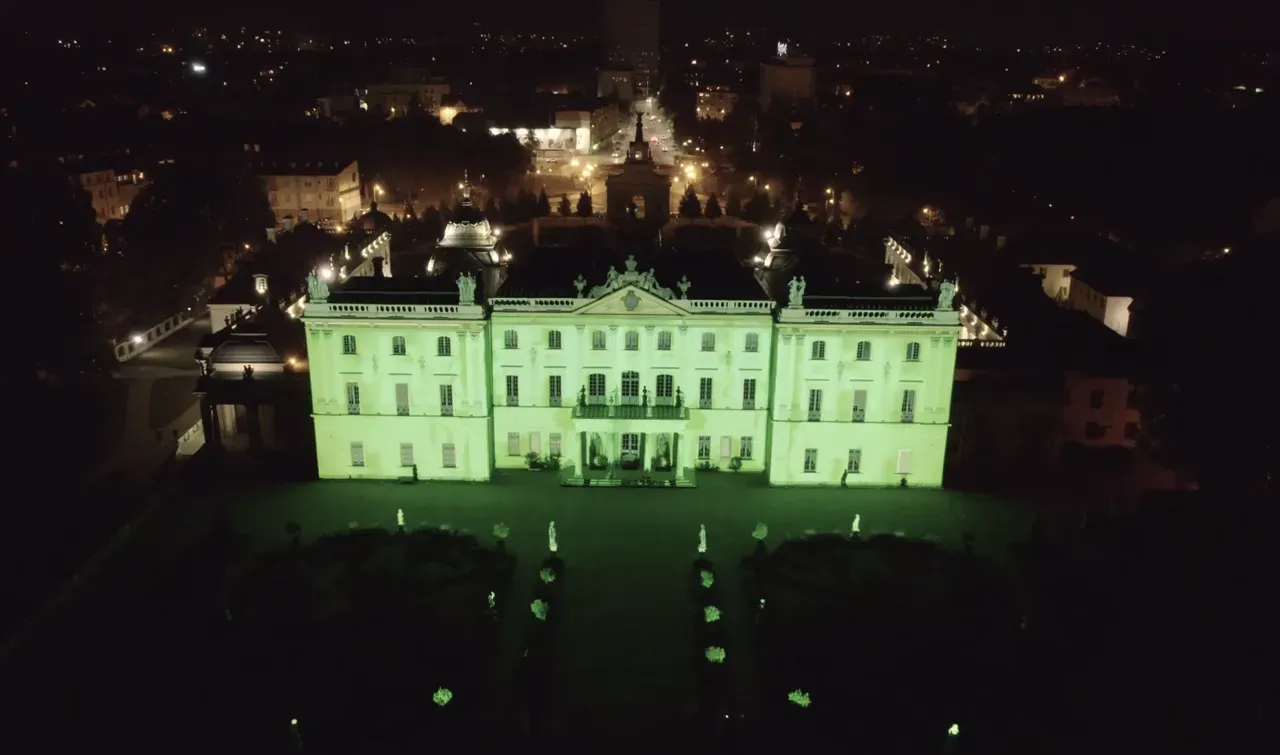 Illumination and 3D mapping on Branicki Palace