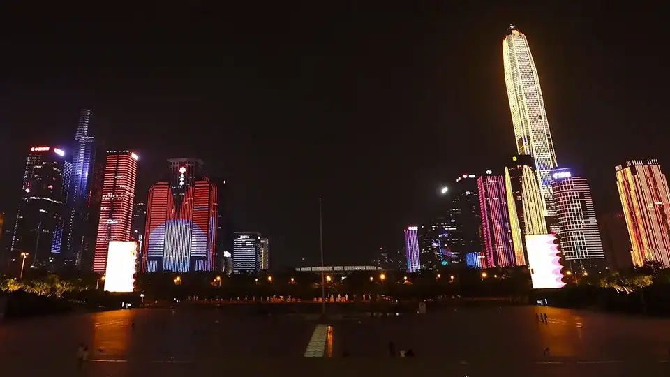 Audience immersed in projection-mapped visuals