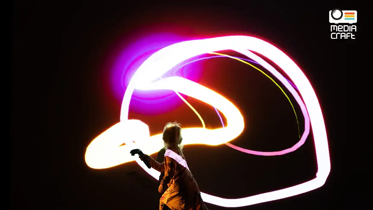 Audio-reactive generative visuals rendered on architecture